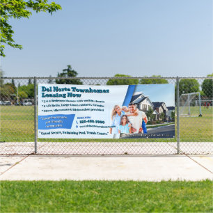 Customise Generic Leasing Townhomes Apartments Banner