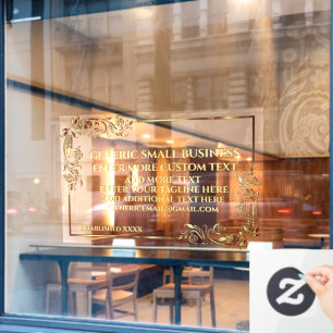 Customise Generic Legal Notary Doctor Ornate Gold 