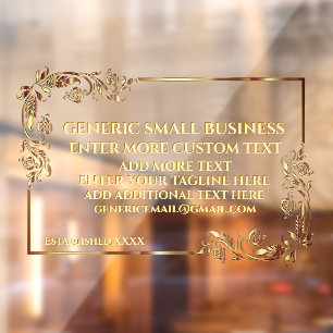 Customise Generic Legal Notary Doctor Ornate Gold 