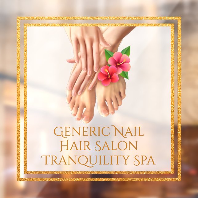 Customise Generic Nail Hair Salon Tranquillity Spa (Sheet 2)