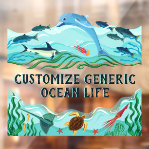 Customise Generic Ocean Life Small Business Front