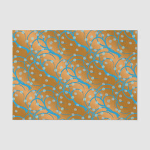 Customise Gold Jasmine Flapper Style Tissue Paper