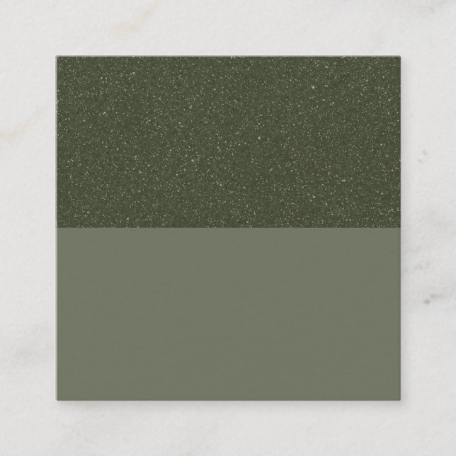 Customise Green Texture Flat Loyalty Card (Front)