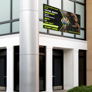Customise Gym Workout Generic Membership Drive Pro Banner