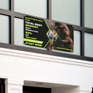 Customise Gym Workout Generic Membership Drive Pro Banner