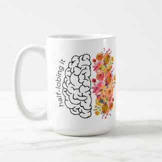 Customise Half-Lobing It (Watercolored Florals) Coffee Mug