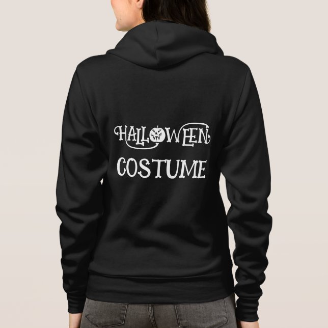 Customise HALLOWEEN COSTUME for Women Funny Gag Hoodie (Back)