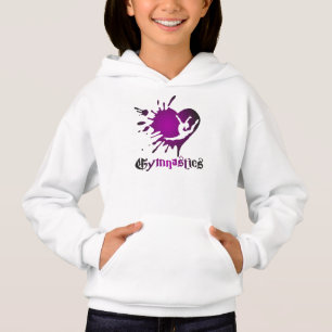 Customise Heart Splat Gymnastics Shirt Hoodie