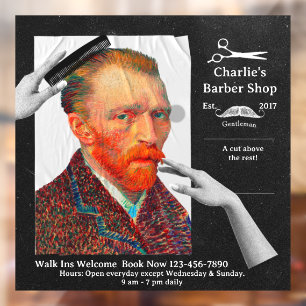 Customise Hipster Vincent van Gogh Barber Shop