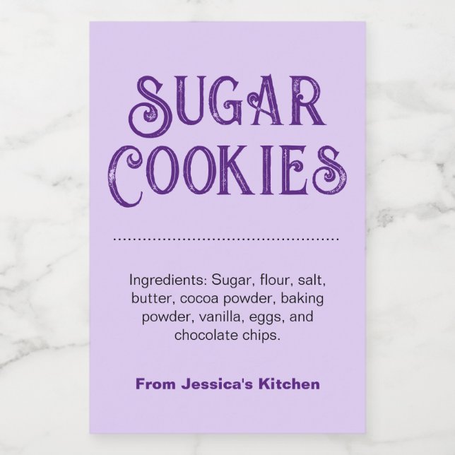 Customise Homemade label HM001_27rdv2 (Single Label)