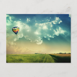 Customise Hot Air Balloon Postcard