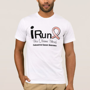 Customise I Run For Endometrial Cancer Awareness T-Shirt