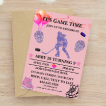 Customise Ice Hockey Birthday Theme