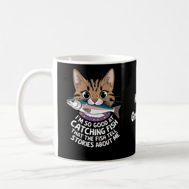 Customise I'm So Good Catching Fish  Coffee Mug (Left)