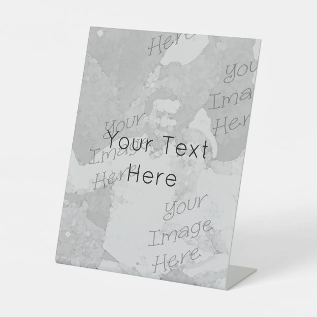 Customise It! Award Plaque Pedestal Sign (Front)