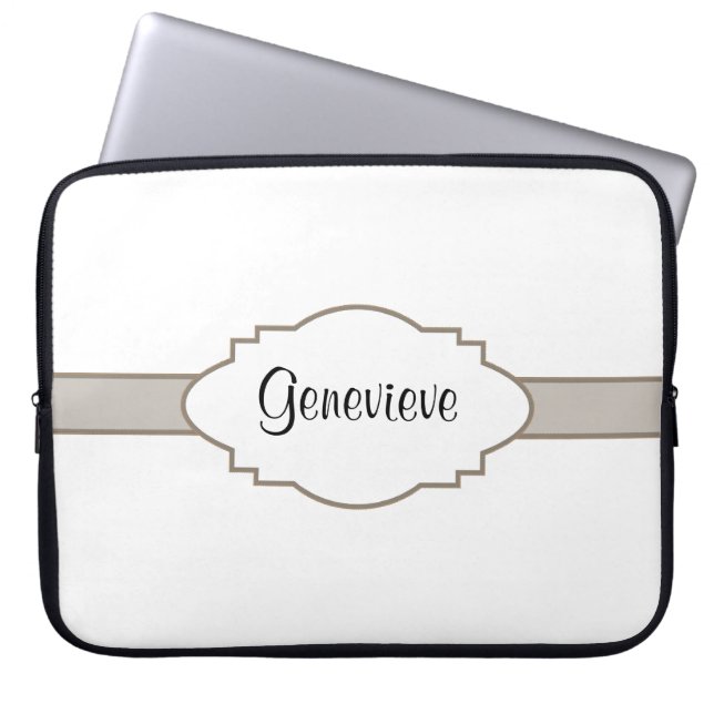 Customise It! Nameplate Laptop Sleeve (Front)