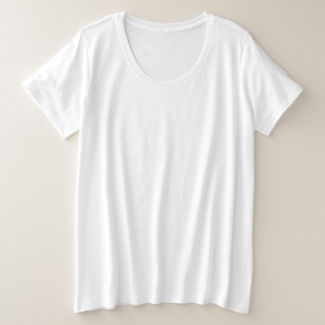 Customise It! Plus Size T-Shirt (Design Front)
