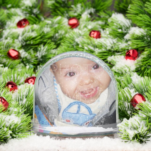 Customise it with Your photo 2 custom photos  Snowglobe (Christmas)