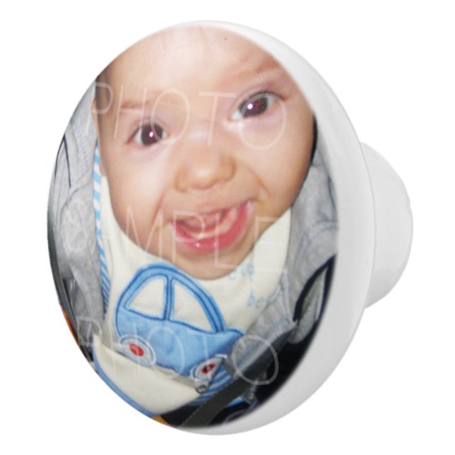 Customise it with Your photo Ceramic Knob (Right)