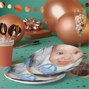 Customise it with Your photo paper plate