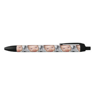 Customise it with Your photo pattern Black Ink Pen
