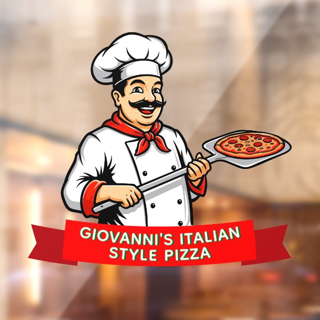 Customise Italian Chef Style Pizza Promotional  (Sheet 2)