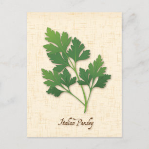 Customise Italian Parsley Postcard