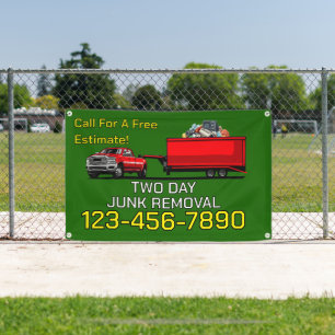 Customise Junk Removal Business Promotional Banner