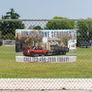 Customise Junk Trash Hauling Service Promotional Banner