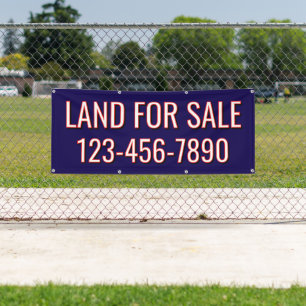 Customise Land For Sale or Lease Fence Line Banner