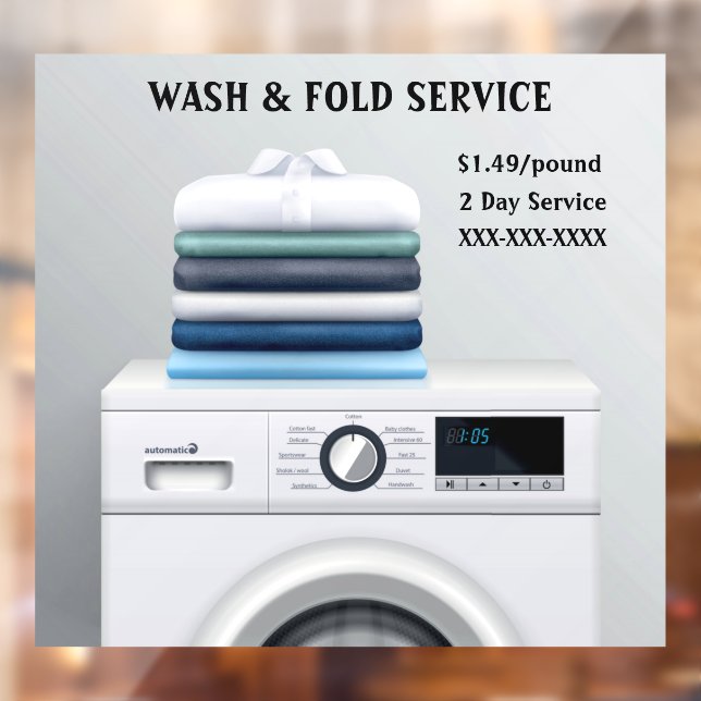 Customise Laundromat Wash and Fold Service  (Sheet 2)