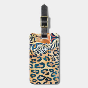 Customise Leopard and Jungle Luggage Tag