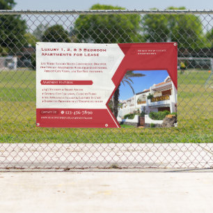 Customise Luxury Apartments Leasing Image Logo Banner