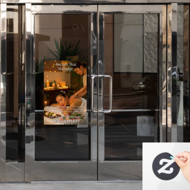 Customise Massage Studio Business  (Office Door)