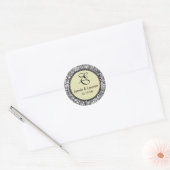 Customise Me ...Monogram Wedding Stickers (Envelope)