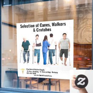 Customise Medical Supply Canes Walkers Crutches