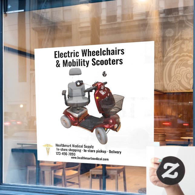 Customise Medical Supply Mobility Scooters (Cafe Window)