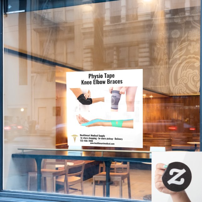 Customise Medical Supply Physio Tape Knee Elbow  (Cafe Window)