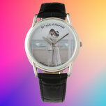 Customise Men's Photo Watch 50th Anniversary Gifts<br><div class="desc">Customise Men's Photo Watch 50th Anniversary Gifts The image showcases a personalised men's watch, carefully crafted to be a memorable anniversary gift for your beloved husband. This exquisite timepiece combines elegance and sophistication, making it a remarkable accessory that will captivate his attention. The watch is a symbol of your enduring...</div>