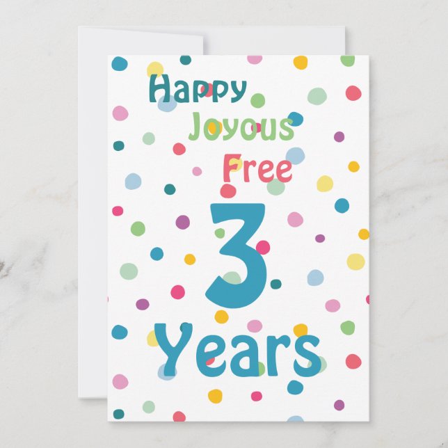 Customise Milestone - Happy Joyous Free 12 Steps Holiday Card (Front)