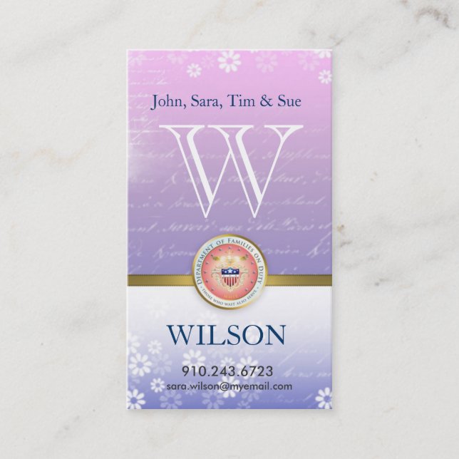Customise Military Mummy Card (Front)