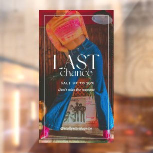 Customise Minimal Modern 90s Fashion Sale Clearanc