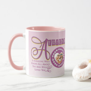 Customise Modern Best Friends Chic Quote Mug