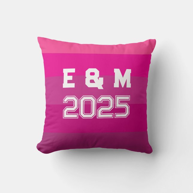 Customise Monogram Love  Cushion (Front)