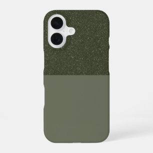 Customise Moss & Glitter iPhone 16 Case