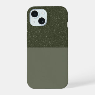 Customise Moss Green Noise iPhone 15 Case