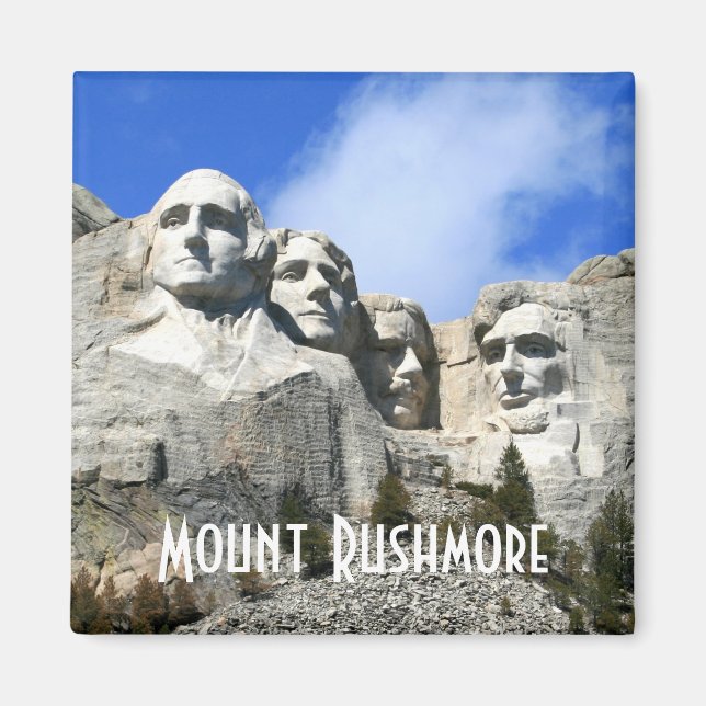 Customise Mount Rushmore National Memorial photo Magnet (Front)