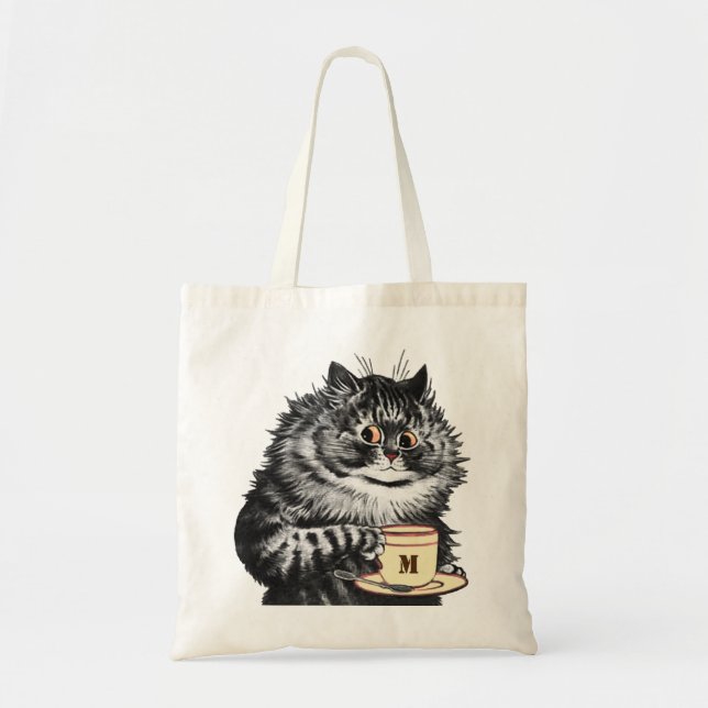 Customise Mug Initial, Louis Wain Tote Bag (Front)