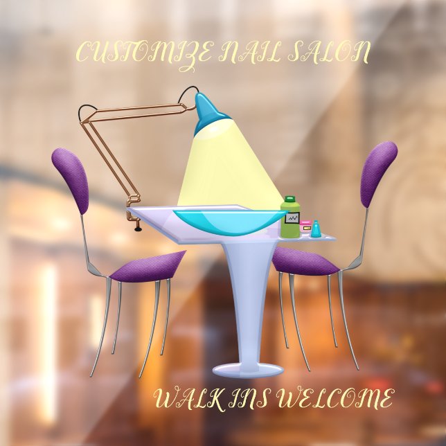 Customise Nail Salon Shop Business (Sheet 2)