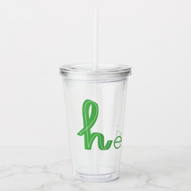 Customise Name Acrylic Tumbler (Front)